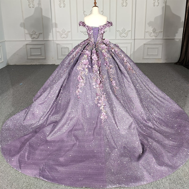 Purple Sweetheart Quinceanera Dress sweet 16