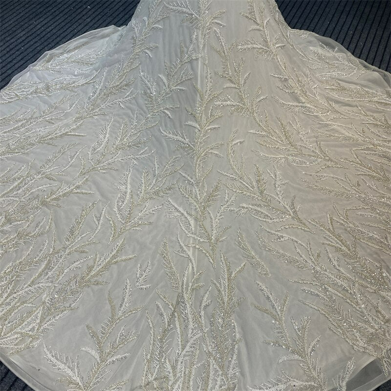 Mermaid Wedding Dress Beaded Bridal Gown Woman Full Pearls Sexy Chapel Train Sweetheart Vestido De Novia Marriage
